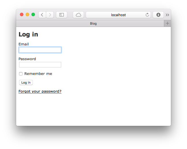 Admin sign in page